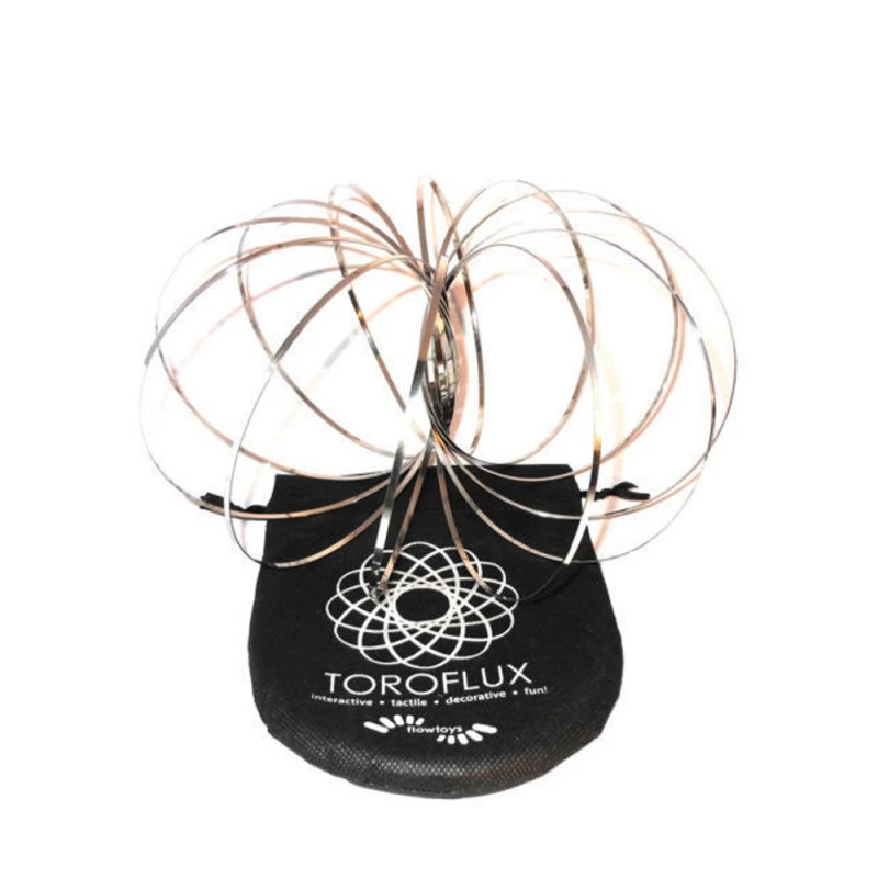 Магическа обемна плъзгаща се гривна TOROFLUX Ring 180508, Анти Стрес, Метална, 13см